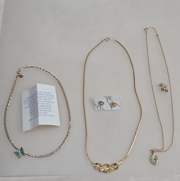 Avon Jewelry - Vintage Avon Jewelry Lot Shy Butterfly Etc